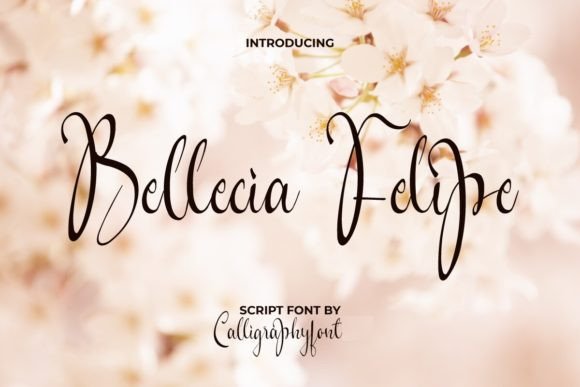 Bellecia Felipe: A Classy Calligraphy Font for Crafters