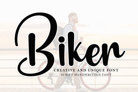 Biker: A Sweet and Friendly Handwritten Font for Crafters