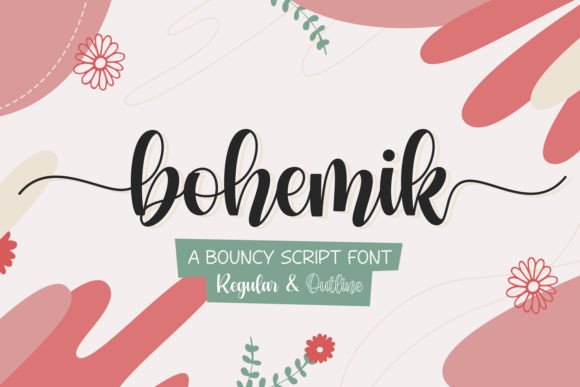 Bohemik: A Playful Script Font for Editorial Charm