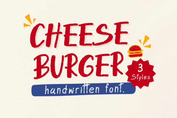 Bring Playfulness to Your Creations with Cheese Burger Font