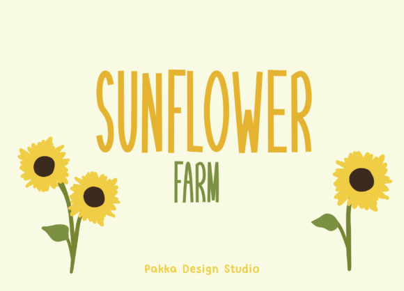 Capturing Joy with Sunflower Farm Font in Branding