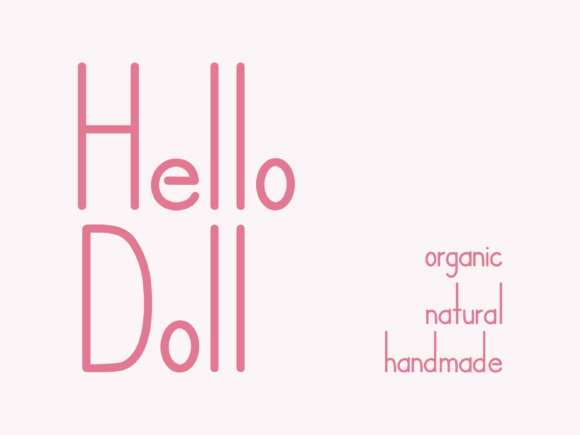 Creating a Feminine Brand with Hello Doll Font