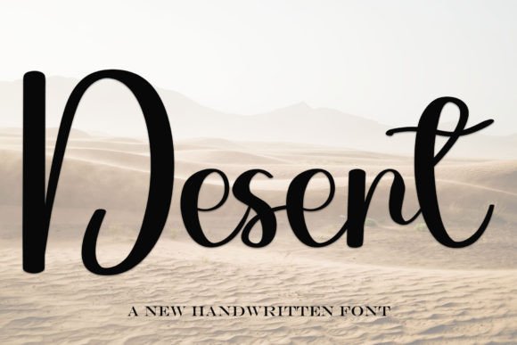 Desert: A Script Font with Rustic Charm