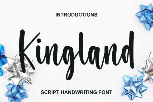 Discover Kingland: A Stylish Script Font for Editorial Design