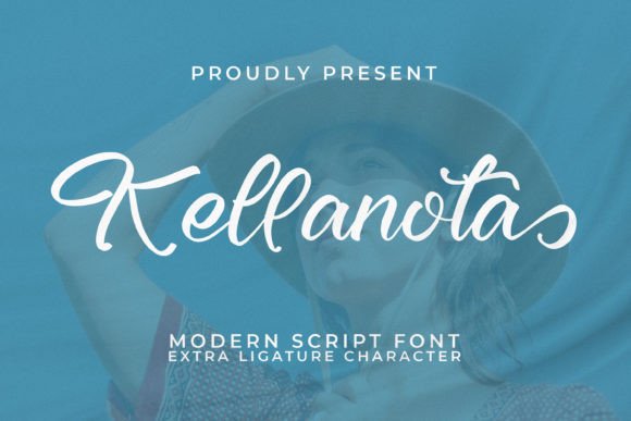 Discover the Elegance of Kellanota: A Handwritten Font for Web Design