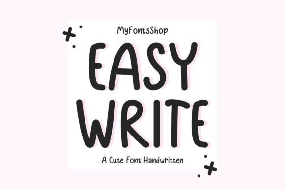 Easy Write: A Handwritten Font for Modern Web Design