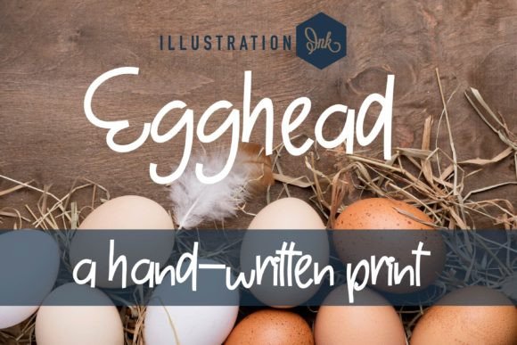 Egghead: A Hand-Crafted Font for Charming Craft Projects