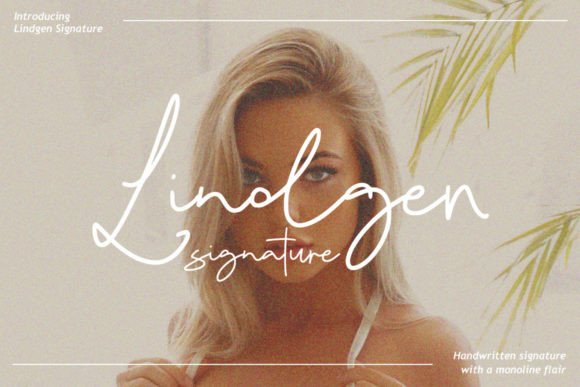 Elevate Your Web Design with Lindgen Signature Font