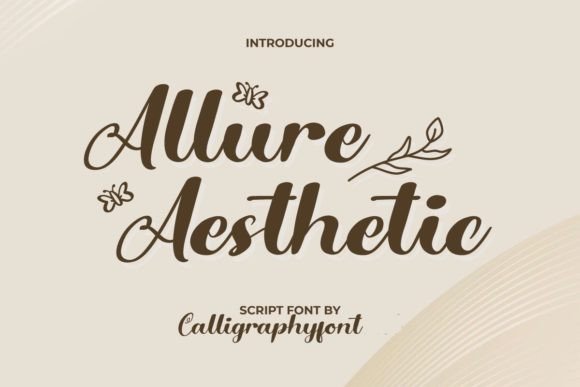 Enhance Your Brand with Allure Aesthetic Font