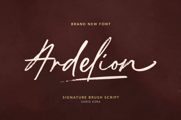 Enhance Your Brand with Ardelion: A Stylish Script Font