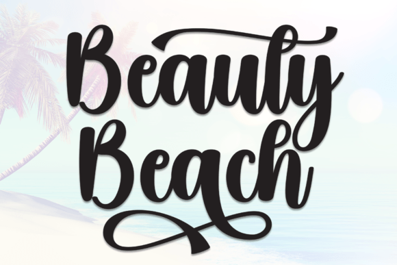Enhance Your Brand with Beauty Beach Font