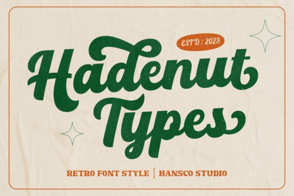 Enhance Your Brand with Hadenut: A Retro Vintage Font