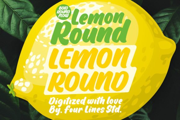 Enhance Your Craft with Lemon Round Font