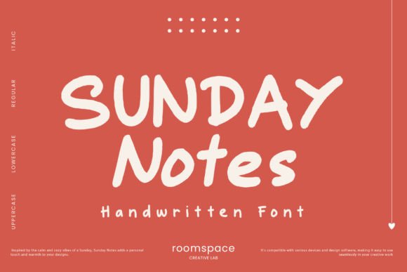 Enhance Your Web Design with Sunday Notes Font