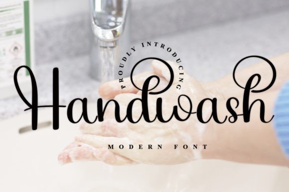 Handwash: A Fresh and Beautiful Script Font for Editorial Design