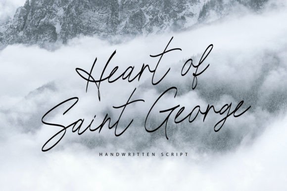Heart of Saint George: A Font for Elegant Campaigns