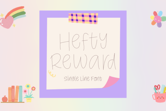 Hefty Reward: A Bold and Playful Font for Creative Marketers