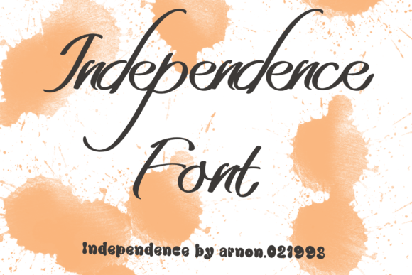 Independence: A Charming Handwritten Font for Crafters