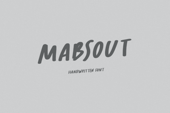 Mabsout: A Captivating Handwritten Font for Web Design