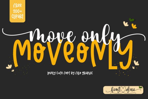 Move Only: A Versatile Font for Creative Makers