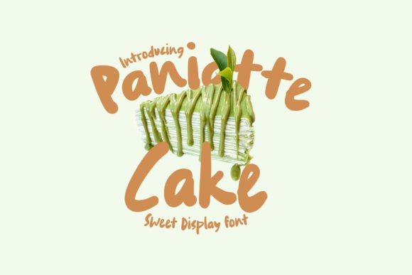 Paniatte Cake: A Sweet and Charming Font for Crafters