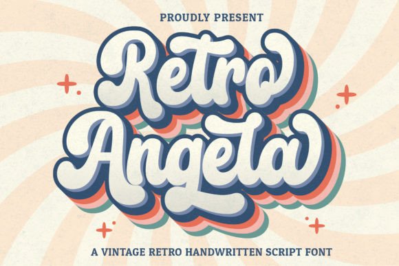 Retro Angela: A Nostalgic Script with Modern Charm