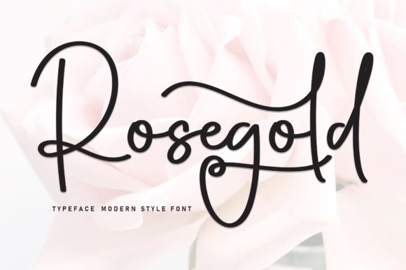 Rosegold: A Premium Font for Elegant Branding