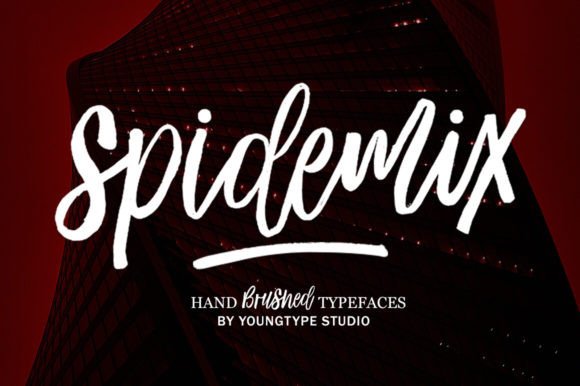 Spidemix: A Modern Script Font for Editorial Elegance