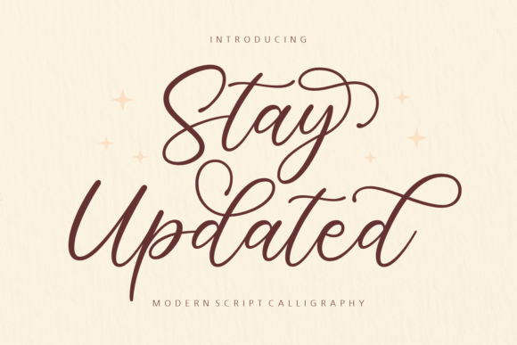 Stay Updated: The Font for Modern Campaign Design
