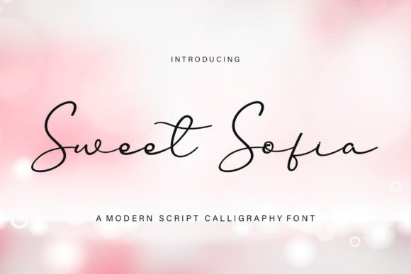 Sweet Sofia: A Charming Handwritten Font for Creative Projects