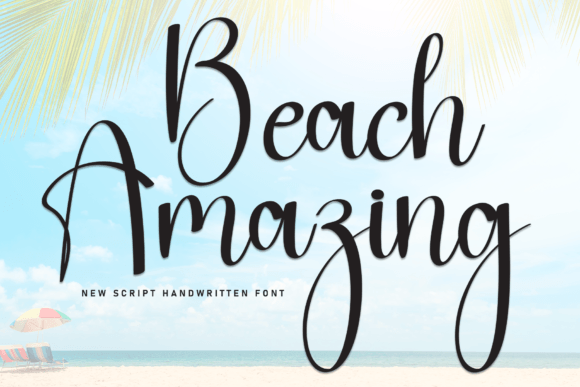 Transform Your Brand with Beach Amazing Font