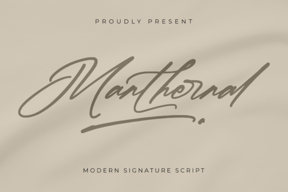 Transform Your Brand with Manthernal: A Versatile Script Font