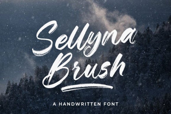 Transform Your Brand with Sellyna Brush: A Handwritten Font