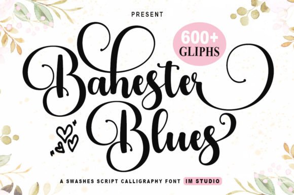 Unleash Creativity with Bahester Blues: A Stylish Handwritten Font