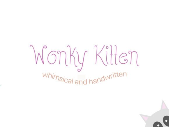 Wonky Kitten: A Whimsical Font for Engaging Editorial Design